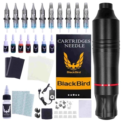 Kit de mecanismo de tatuagem rotativo para cartucho de kit de tatuagem europe...