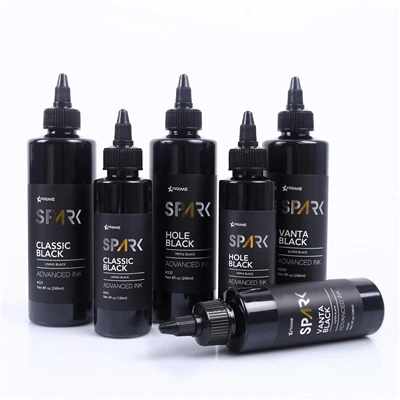 4oz orgânica 3 série clássica buraco negro Black Vanta Black Tattoo Ink