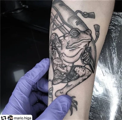 sapo para tatuagem