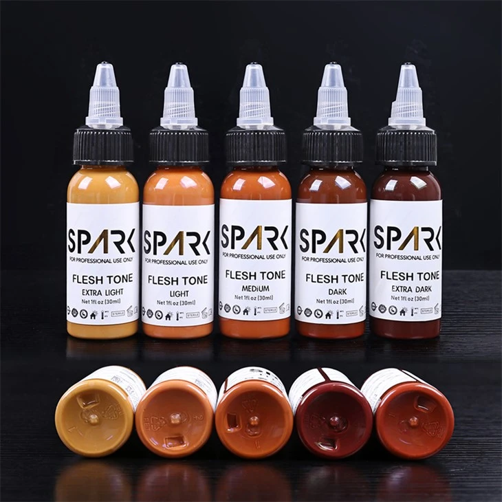 Série de tintas Spark Tattoo Ink Conjunto de tintas de tatuagem profissional