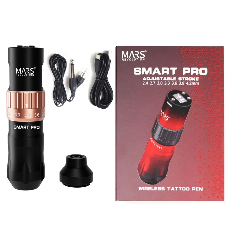 Marte Wireless Ajuste Wireless Recarregável Tattoo Machine Pen