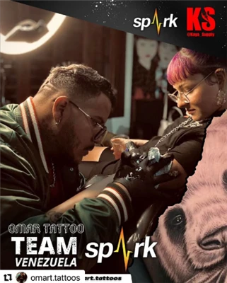 Spark Cartridges Patrocina Tatuador