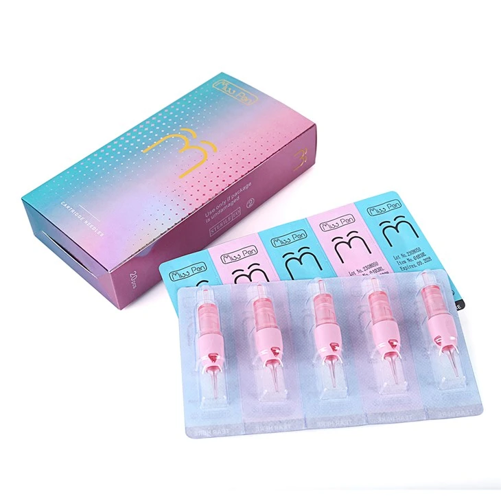 Profissional Grade Premium Precision Precision Membrane Soft Needle para tatuagem de sobrancelha sem esforço
