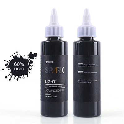 4oz 120ml Long orgânico - tinta de tatuagem de largura de branco duradoura