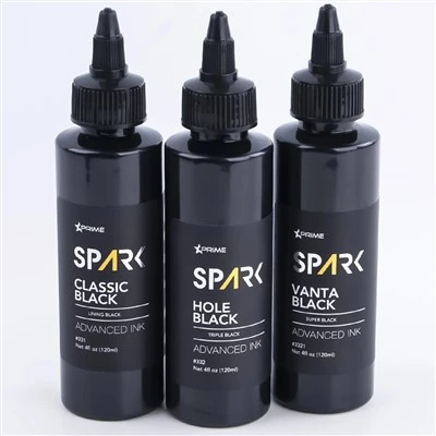 Alta qualidade 3 séries clássico preto/buraco preto/vanta conjunto de tinta de tatuagem preta para maquiagem permanente