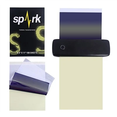 Nova chegada de papel de transferência de estêncil de tatuagem Spark