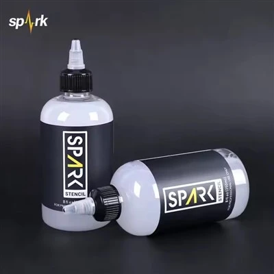 Mordagem suave 4 FL OZ Lavável Líquido Gel de transferência de estêncil para tatuagens de tatuagens de tatuagens de pé Tecnologia