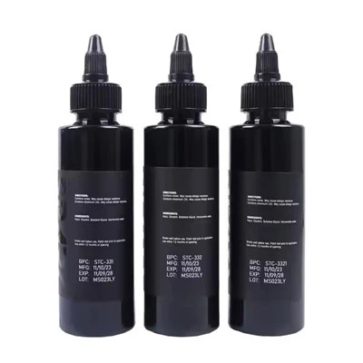 Spark personalizado portão porteira alta - final 4 oz 120 ml de tinta pigmento cor de pele cor de pele incrível OEM Black Tattoo Ink