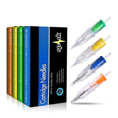 Spark OEM/ODM Múltiplas especificações do cartucho de agulha de tatuagem descartável com agulhas de magnum para arte corporal