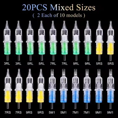 Spark Professional Universal PMU Cartuel Cartridges UltraHard Tattoo Cartucho Aleod OEM Factory Sale