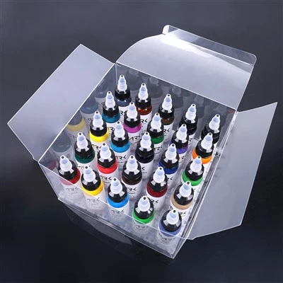 Alta personalizada por atacado - end 1oz de comprimento - cor de liquidação rápida de cor rápida premium tinta de tatuagem para arte corporal