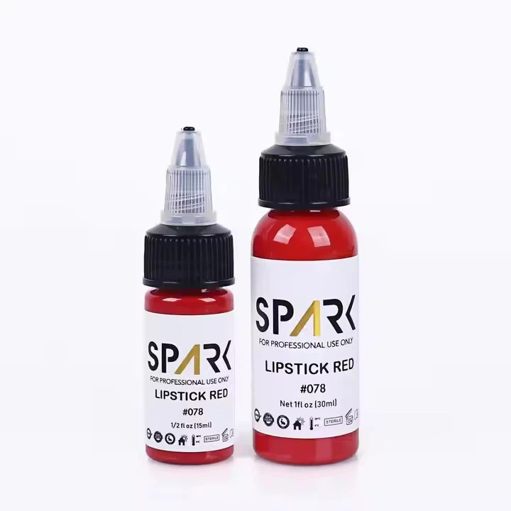Spark Organic 1oz (30ml) Skin-Friendly Vibrant Tattoo Supply Ink Permanent Makeup Pigment Tattoo Ink