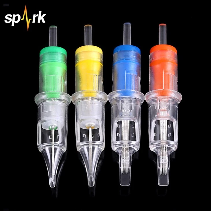 Spark descartável aço inoxidável com precisão Compatível Fácil de usar tatuagens de fluxo de tinta lisa As agulhas para arte corporal