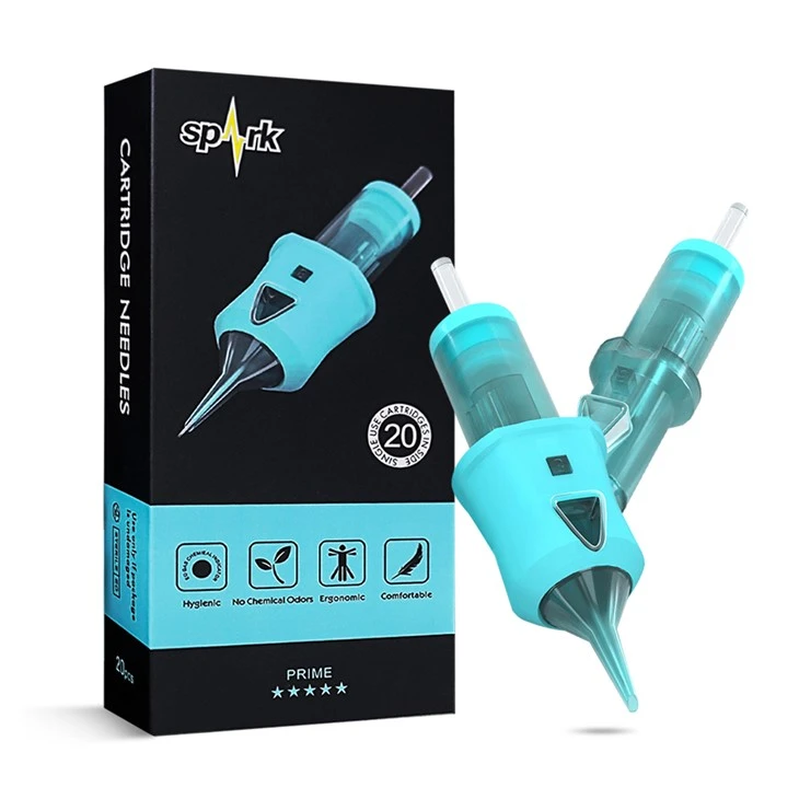 Fornecedor de faísca personalizada 100% EO Gás esterilizado premium descartável PMU Tattoo Cartuctides Aunhas