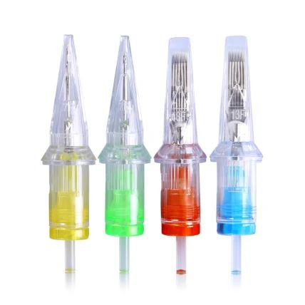Cartuchos de tatuagem para forro de faísca Padrão 0. 3 mm&0. 3 cartuchos de agulha de 5 mm