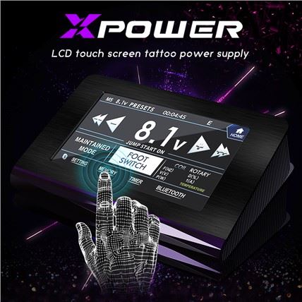 Tatuagem LCD digital XPower Fornecer Máquina de Tatuagem Rotativa Máquina de Caneta Máquina XPower Tattoo Fornecimento