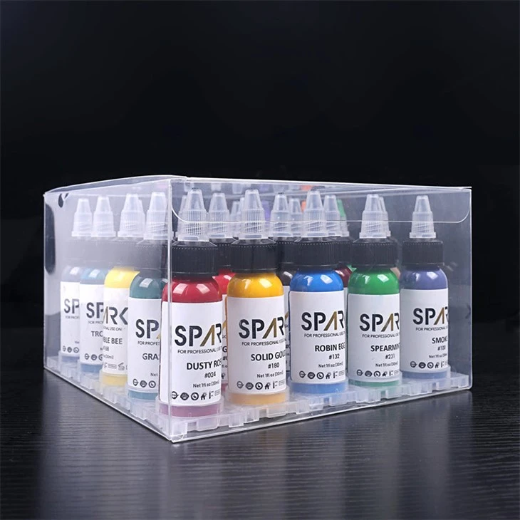 Conjunto de tinta de tatuagem profissional com 25 cores