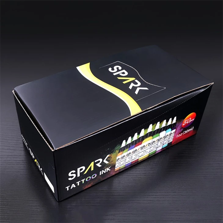 50 conjuntos de cores Spark Tattoo Ink Set Professional Tattoo Ink Color