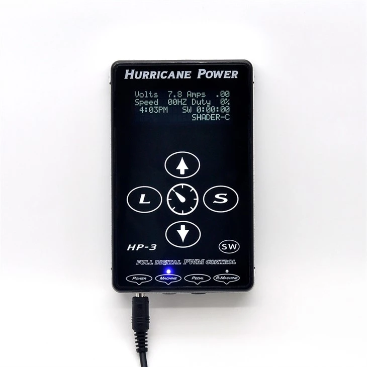 Fonte de alimentação elétrica LCD tatuagem digital