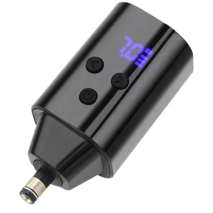 Bateria de tatuagem de alta qualidade 5V 1500mA RCA/DC fonte de alimentação de tatuagem sem fio