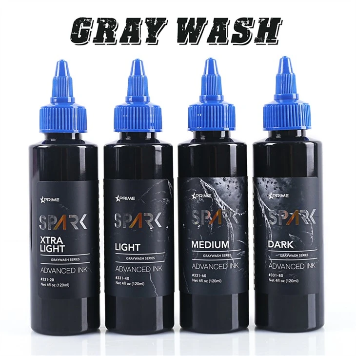 Spark Spark 4oz*4 conjuntos de lavar cinza
