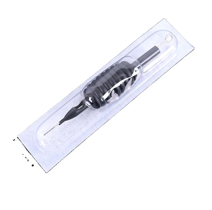 Grip de tatuagem antiderrapante com agulha
