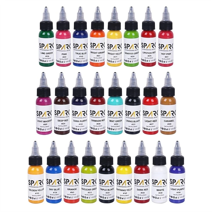 Tinta de Tatuagem Pigments Tinta de Tatuagem Vegan Tinta de Tatuagem 30ml