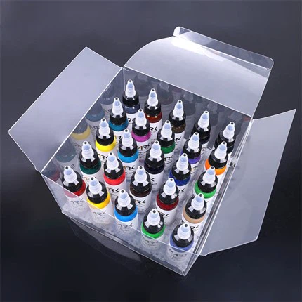 Conjunto de 25 cores de tinta de tatuagem leve Spark tinta de tatuagem original preta
