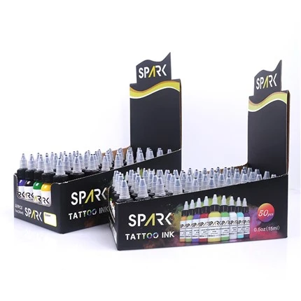 50 conjuntos de cores pigmentos tinta de tatuagem tinta de tatuagem vegana 30ml