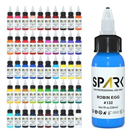 Spark Tattoo Ink Set Cor de tinta de tatuagem profissional