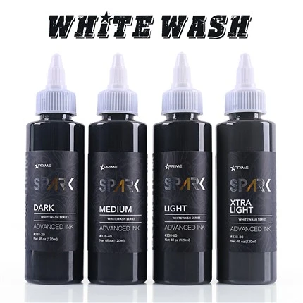 Spark de alta qualidade mais recentes 4oz*4 conjuntos de lavagem de branco