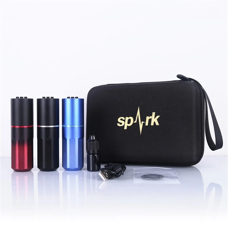 Caneta de tatuagem sem fio profissional para máquina de tatuagem Spark