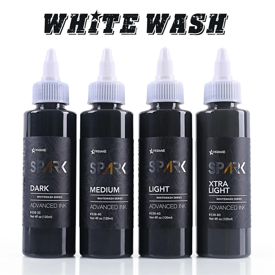 Spark de alta qualidade mais recentes 4oz*4 conjuntos de lavagem de branco