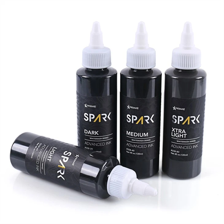 Tinta de tatuagem Spark Original White Wash Set Pigmentos Tinta de tatuagem