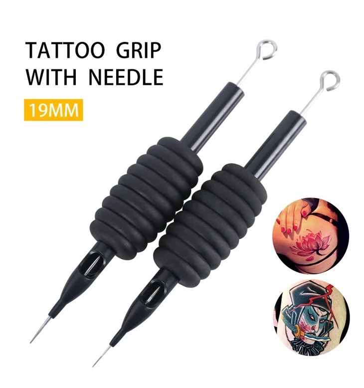 Apertos plásticos descartáveis esterilizados da tatuagem do tubo 25mm da tatuagem
