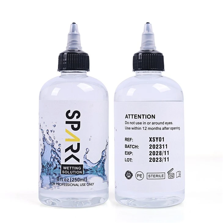 8OZ 240ML Spark Tattoo Solução de umedecimento Spark Tattoo Solução de mistura Spark Tattoo Ink