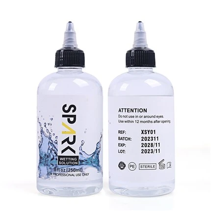 8OZ 240ML Spark Tattoo Solução de umedecimento Spark Tattoo Solução de mistura Spark Tattoo Ink