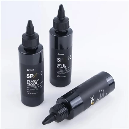Tinta de tatuagem leve preta tripla preta 8oz buraco preto série de tinta preta spark conjunto de tinta de tatuagem