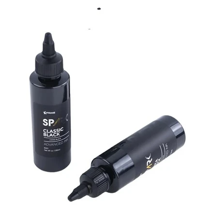 Tinta de tatuagem preta clássica preta 4OZ forro tinta preta série Spark tinta de tatuagem tinta de tatuagem luz preta