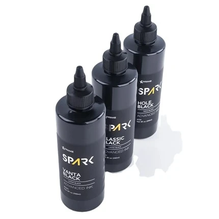 Vanta Black 8OZ 4OZ Super Black Ink Series Spark Tattoo Ink Conjunto de tinta profissional